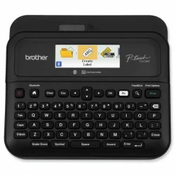 Brother P-Touch D-610BTVP Connected Label Maker with Color Display, 30 mm/s Print Speed, 14.2 x 6 x 13.3