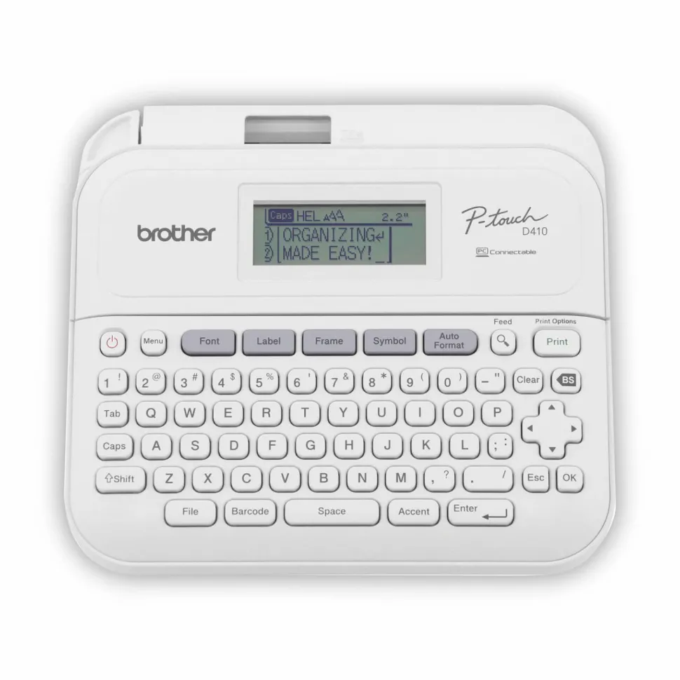 Brother P-Touch P-Touch PT-D410 Advanced Connected Label Maker with Storage Case, 20 mm/s, 6 x 14.2 x 13.3