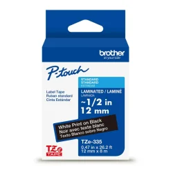 Brother P-touch TZe335, Laminated, 1/2