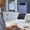 Brother QL-1110NWBC Wide Format Professional Label Printer, 69 Labels/min Print Speed, 5.9 x 6.7 x 8.7