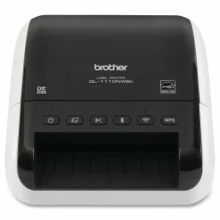 Brother QL-1110NWBC Wide Format Professional Label Printer, 69 Labels/min Print Speed, 5.9 x 6.7 x 8.7
