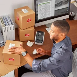 Brother QL-810WC Ultra Fast Label Printer, 110 Labels/min Print Speed, 5 x 5.7 x 9.2