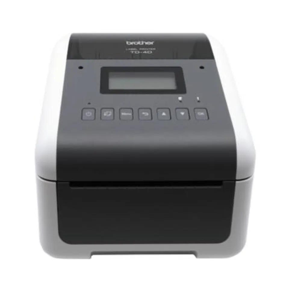 Brother TD-4550DNWB Desktop Direct Thermal Printer - Monochrome - Label Print - USB - Serial - Bluetooth - Wireless LAN