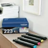 Brother TN223 Black And Cyan, Magenta, Yellow Toner Cartridges, Pack Of 4, TN223 combo