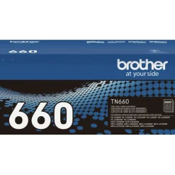 Brother TN-660 Black High Yield Toner Cartridge, TN-660BK