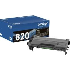Brother TN-820 Black Toner Cartridge, TN-820BK