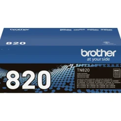 Brother TN-820 Black Toner Cartridge, TN-820BK