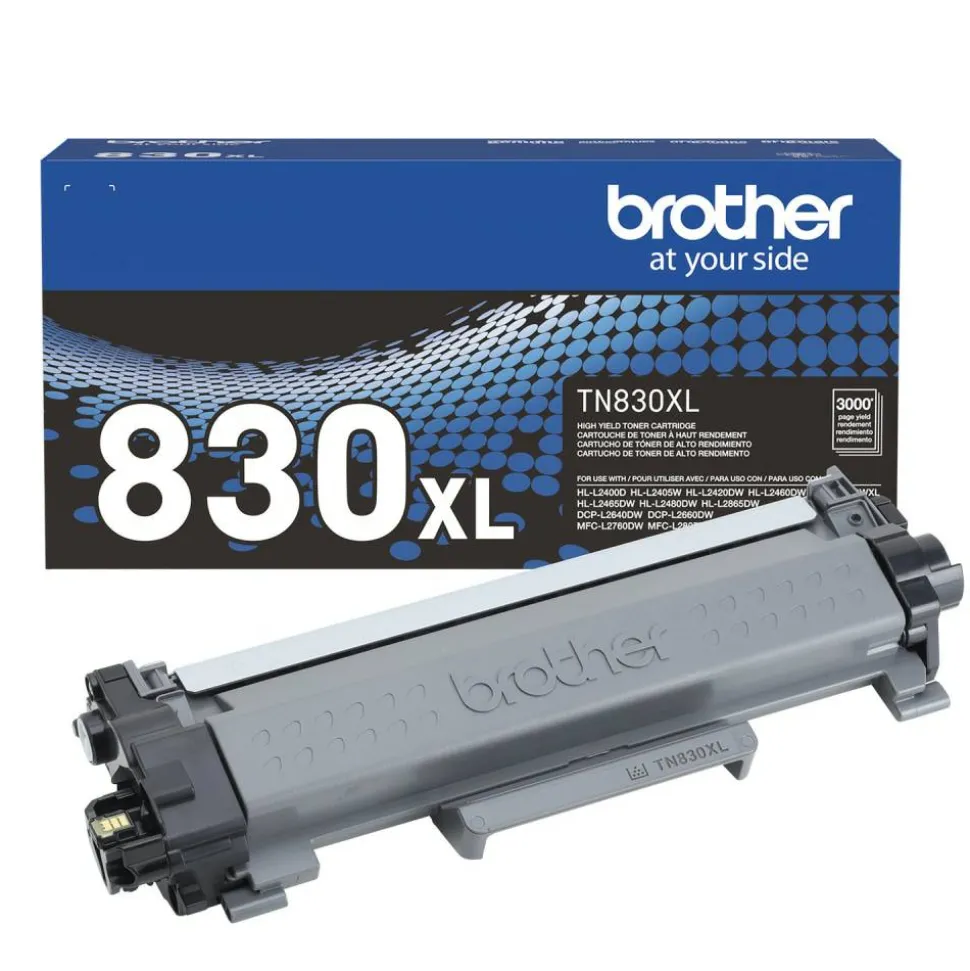 Brother TN830XL Black High Yield Toner Cartridge