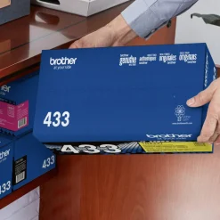 Brother TN-433 Yellow High Yield Toner Cartridge, TN-433Y