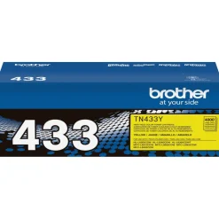 Brother TN-433 Yellow High Yield Toner Cartridge, TN-433Y