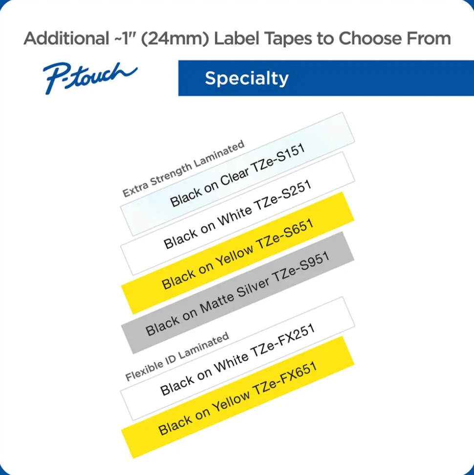 Brother TZe Laminated Tape