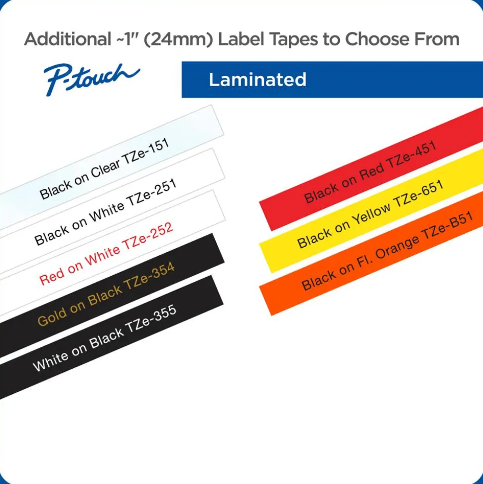 Brother TZe Laminated Tape