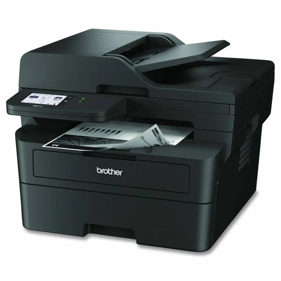 Brother Wireless MFC-L2900DW Compact Monochrome AIO Laser Printer, Copy/Fax/Print/Scan