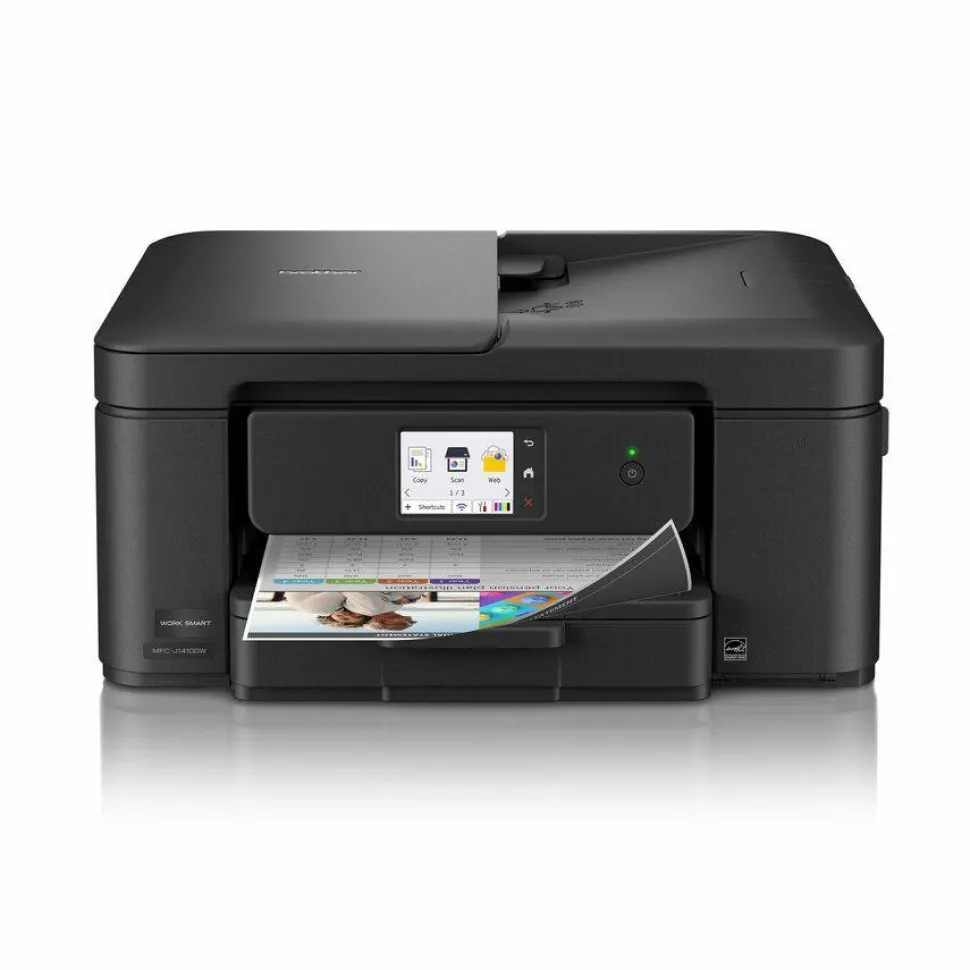 Brother Work Smart MFC-J1410DW Wired & Wireless Inkjet Multifunction Printer - Color - Black