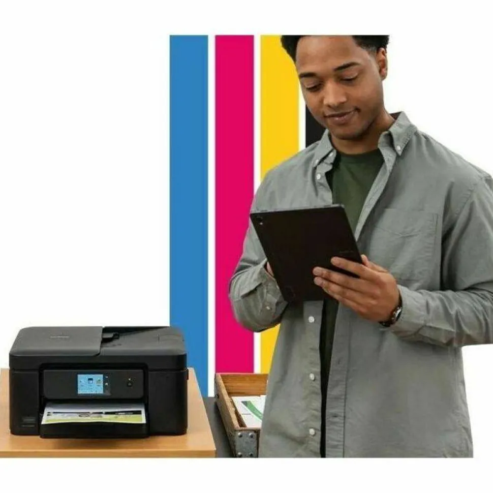Brother Work Smart MFC-J1410DW Wired & Wireless Inkjet Multifunction Printer - Color - Black