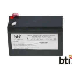 BTI RBC17-SLA17-BTI SEALED LEAD ACID BATTERY FOR APC BC650-RSX761, BE650BB, BE650BB-CN, BE650G, BE650G1, BE650G1-CN, BE650G1-LM, BE650G-CN, BE650G-LM