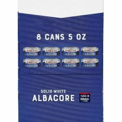 Bumble Bee Solid White Albacore Tuna in Water, 5 oz Can, 8/Pack