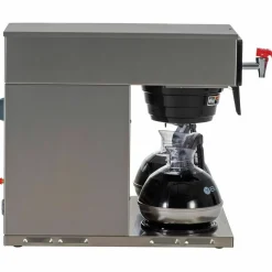 BUNN Axiom 15-3 12-Cup Low Profile Automatic Coffee Brewer, Gray/Stainless Steel