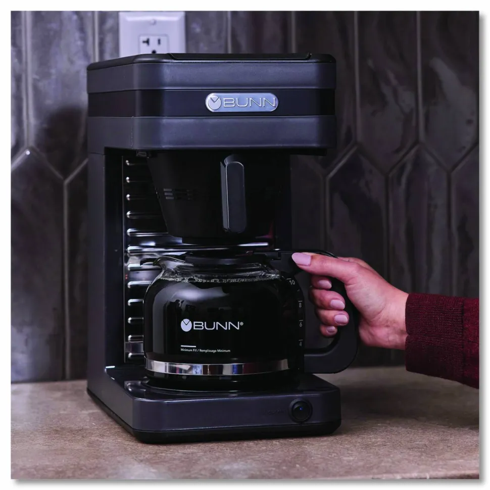 BUNN 10-Cup Speed Brew Elite CSB2G Coffee Maker, Gray/Stainless Steel