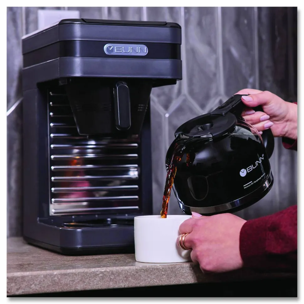 BUNN 10-Cup Speed Brew Elite CSB2G Coffee Maker, Gray/Stainless Steel