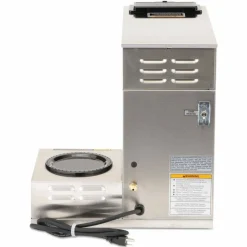 BUNN CWTF-3 Three Burner Automatic Coffee Brewer, 12-Cup, Black/Stainless Steel