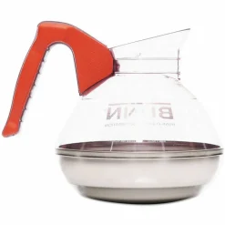 BUNN Easy Pour Decanter, 64 oz, Orange Handle