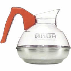 BUNN Easy Pour Decanter, 64 oz, Orange Handle