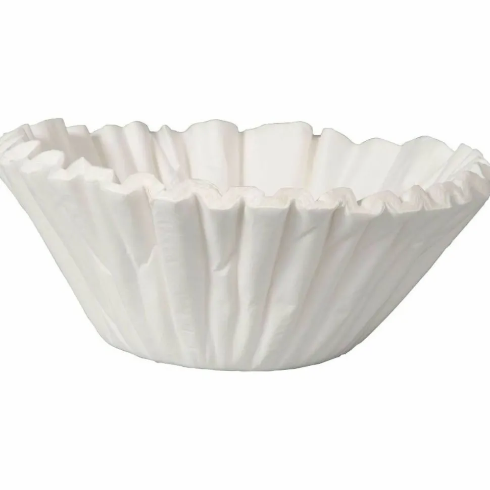 BUNN Home Brewer Coffee Filters - 250 Filter(s) - 12 Cup(s) - Chlorine-free, Heavyweight - 250/Box - 12 / Carton - White