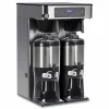 BUNN ICB Infusion Series Twin Tall Coffee Brewer, 51 Cups, Silver/Black