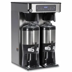 BUNN ICB Infusion Series Twin Tall Coffee Brewer, 51 Cups, Silver/Black