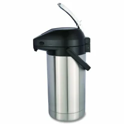 BUNN Lever Action Airpot, 101 oz, Stainless Steel/Black