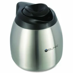 BUNN Thermal Carafe, 64 oz, Stainless Steel/Black