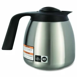 BUNN Thermal Carafe, 64 oz, Stainless Steel/Black