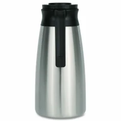 BUNN Thermal Vacuum Pitcher, 64 oz, Stainless Steel/Black