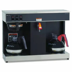 BUNN VLPF 12-Cup Automatic Coffee Brewer, Gray/Stainless Steel