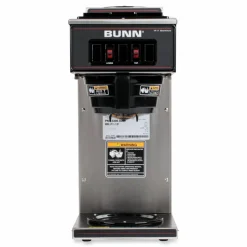BUNN VP17-2 12-Cup Pourover Coffee Brewer, Black/Stainless Steel