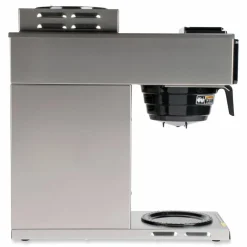 BUNN VP17-2 12-Cup Pourover Coffee Brewer, Black/Stainless Steel