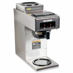 BUNN VP17-2 12-Cup Pourover Coffee Brewer, Black/Stainless Steel