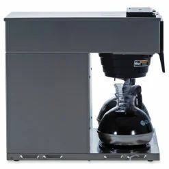 BUNN VP17-3 12-Cup Pour-Over Coffee Maker with Three Warmers, Stainless Steel/Black