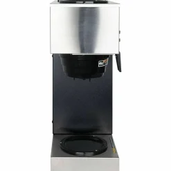 Bunn VPR 12-Cup Commercial Pourover Coffee Brewer With 2 Glass Decanters, Black/Stainless Steel