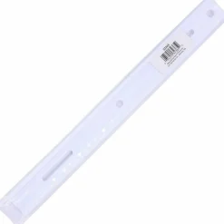 Business Source 12" Ruler - 12" Length x 1.3" Width - 1/16 Graduations - Metric, Imperial Measuring System - Plastic - White - 1 Each