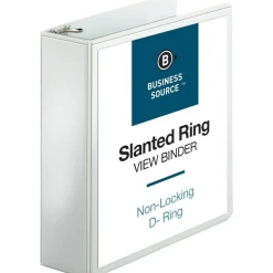 Business Source Basic View 3-Ring Binder, 3