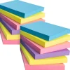 Business Source Extreme Color Adhesive Notes - 100 Sheets, 18 Pads, 3"x 3" - Square - Assorted - 36615