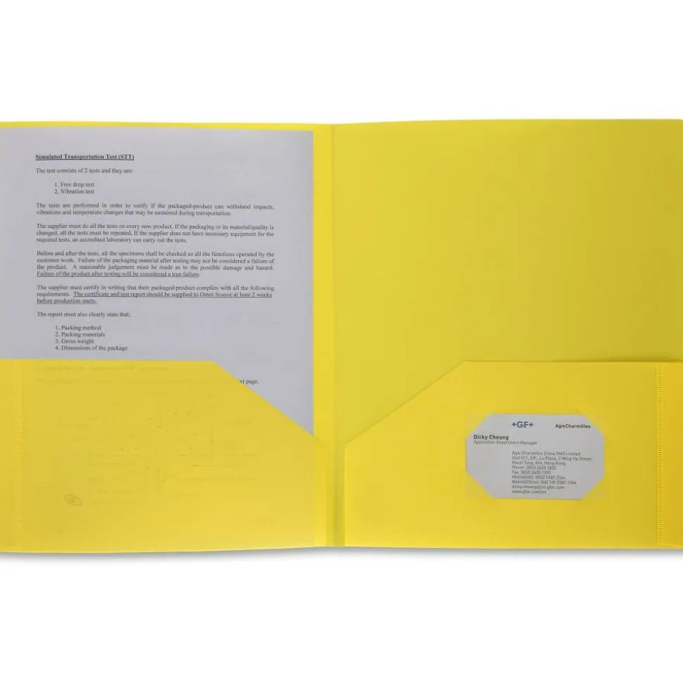 Business Source Letter Portfolio