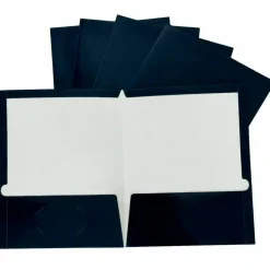 Business Source Letter Pocket Folder - 8 1/2