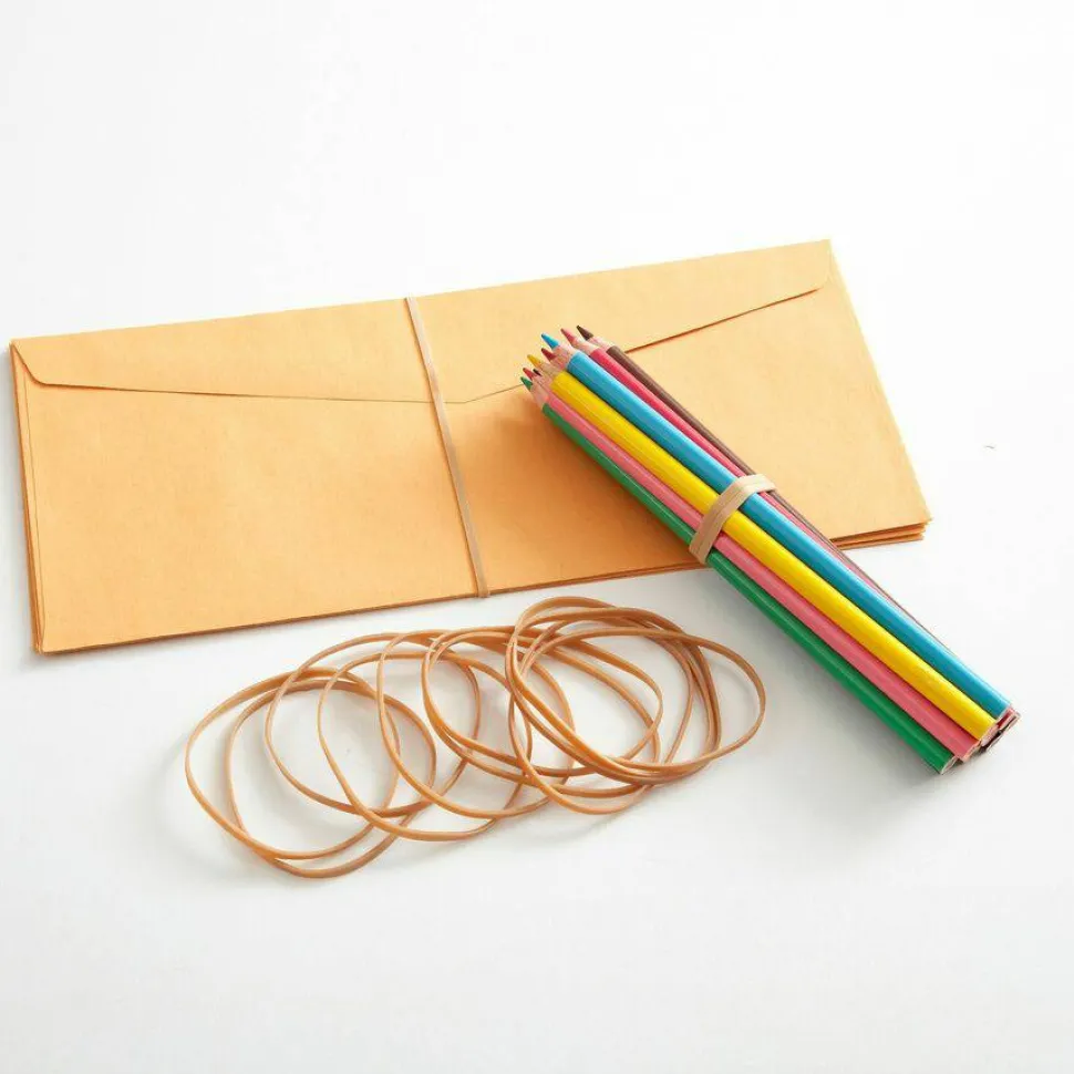 Business Source Quality Rubber Bands - Size: #33 - 3.5" Length x 0.1" Width - Sustainable - Rubber - Crepe - 600 / Pack