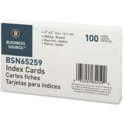 Business Source Ruled Index Cards - 5