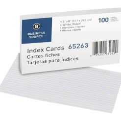 Business Source Ruled Index Cards