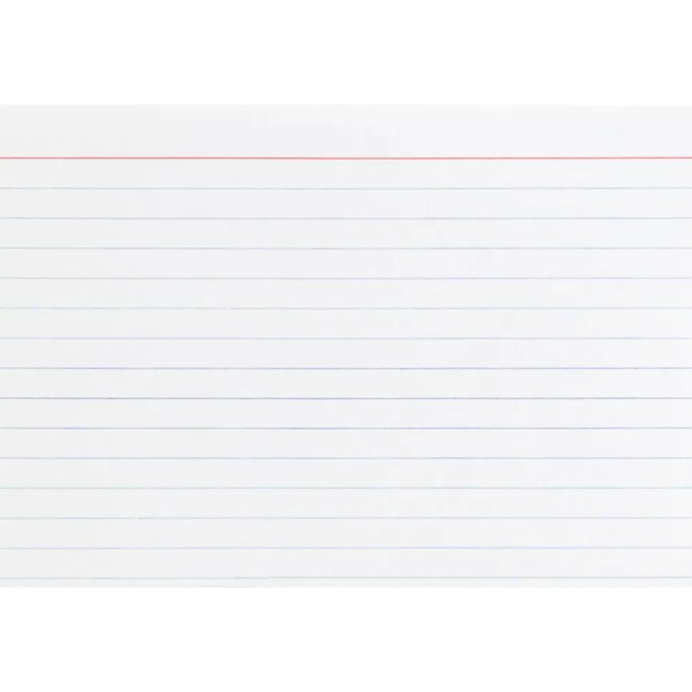 Business Source Ruled Index Cards - 6" Width x 4" Length - 100 / Pack