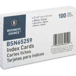 Business Source Ruled Index Cards